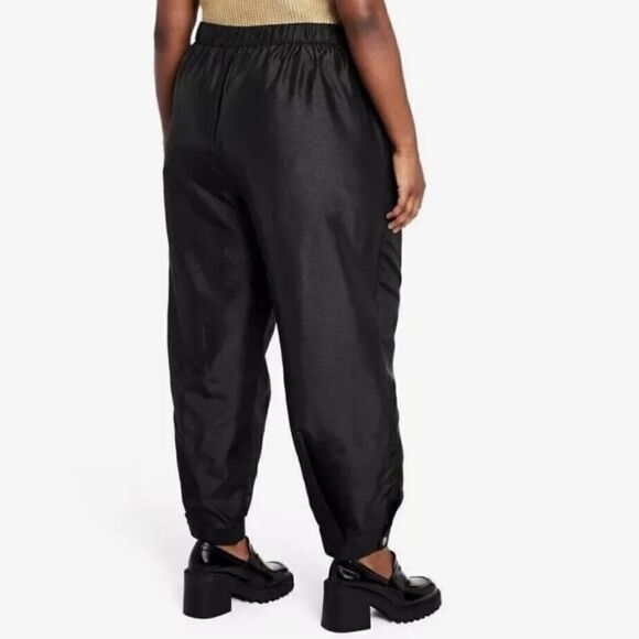 KIKA VARGAS x by Target Black Tapered Pants with Scalloped Pockets Size 4X - Picture 2 of 9
